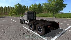 Мод тягача «КрАЗ 256 M82S» для Farming Simulator 2017