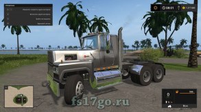 Мод тягача «Ford L9000» для Farming Simulator 2017