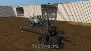 Мод «ХТЗ Т-150К Лесовоз» для Farming Simulator 2017