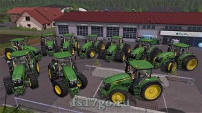 Мод «John Deere 7030 Pack» для Farming Simulator 2017