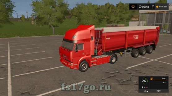 Мод «КамАЗ 5410 XR 15» для Farming Simulator 2017