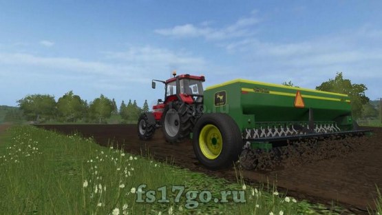 Мод сеялка «John Deere 8350» для Farming Simulator 2017