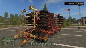Мод сеялка «Rapid A 600Ss» для Farming Simulator 2017