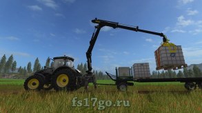 Мод навесной кран «Ponsse Mounted» для Farming Simulator 2017