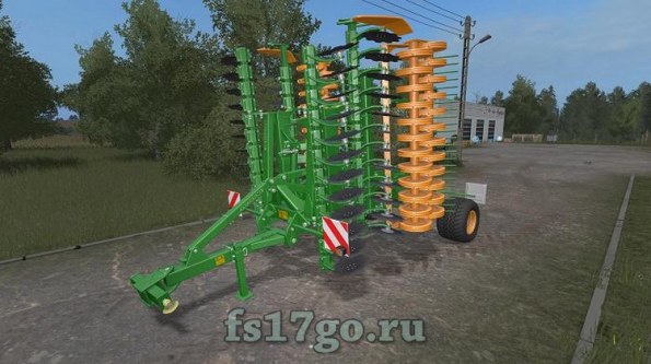Мод «Amazone Catros 6001 Radfahrwerk» для Farming Simulator 2017