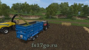 Силосный прицеп «Stewart PS18-23Hs» для Farming Simulator 2017