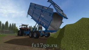 Силосный прицеп «Stewart PS18-23Hs» для Farming Simulator 2017