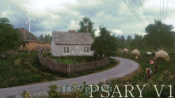 Мод польская карта «PSARY» для Farming Simulator 2017