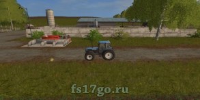 Карта «Hills Map Train Edition» для Farming Simulator 2017