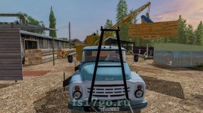Мод «Зил-130 Автокран» для Farming Simulator 2017