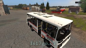 Мод Автобус «ПАЗ-3205 (Пазик)» для Farming Simulator 2017