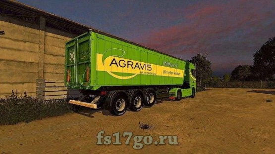 Мод «Menci Agrarvis trailer» для Фермер Симулятор 2017