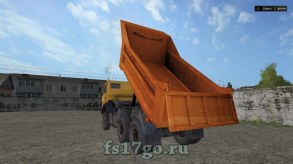 Мод самосвал «КамАЗ-55111» для Farming Simulator 2017