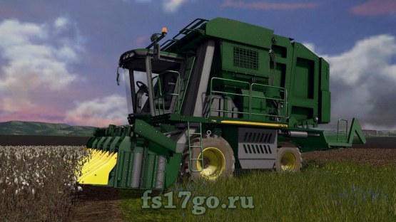 Мод «John Deere 7760 + Жатки» для Farming Simulator 2017
