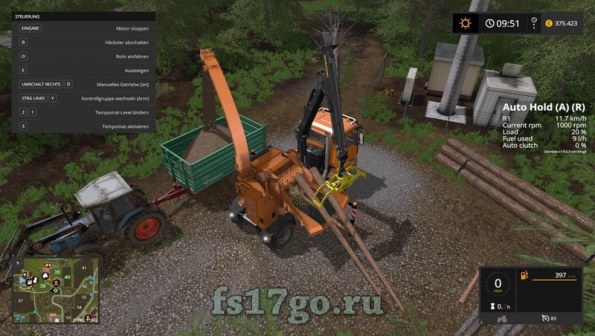 Мод «MAN TGS 18.480 и Jenz Hem 583» для Farming Simulator 2017