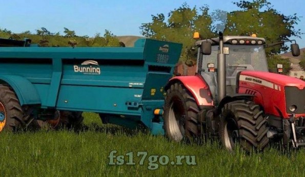 Мод «Bunning Manure Spreader» для Farming Simulator 2017