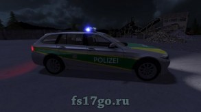 Мод «BMW 530 Polizei Bayern» для Farming Simulator 2017