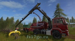 Мод «MAN TGS 18.480 и Jenz Hem 583» для Farming Simulator 2017