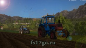  Мод «ЛТЗ 55» для Farming Simulator 2017