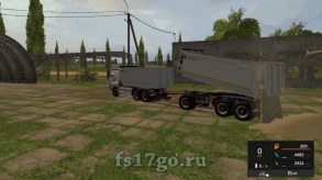 Мод «КамАЗ-6580 К3340 и прицеп» для Farming Simulator 2017