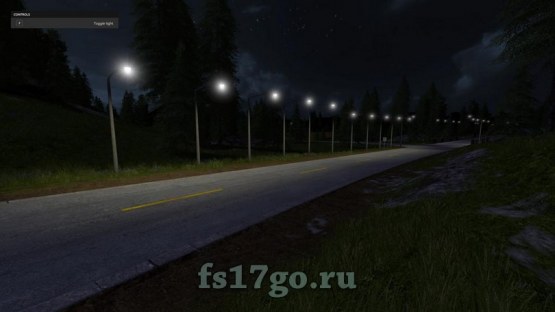 Пак фонарей «Manual Lights» для Farming Simulator 2017