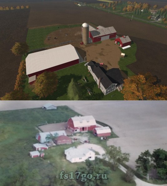 Карта «Blake Farm Map» для Farming Simulator 2017