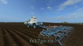 Мод культиватор «КБМ-8ПС» для Farming Simulator 2017