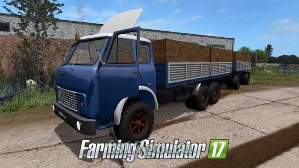 Мод «МАЗ-514 и Нефаз-8560» для Farming Simulator 2017