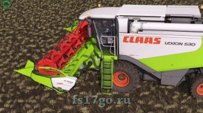 Мод «Claas Lexion 530» для Farming Simulator 2017