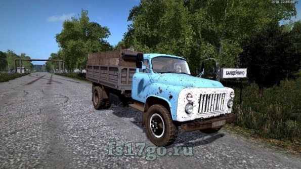 Мод «ГАЗ-53 Голубой» для Farming Simulator 2017
