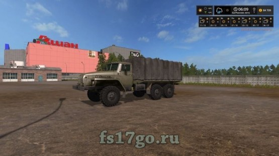 Мод «Урал-4320 Борт» для игры Farming Simulator 2017