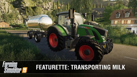 Видео "Перевозка молока" в Farming Simulator 2019
