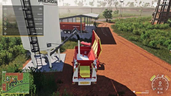 Мод «Placeable Lime Station w/Auger» для Farming Simulator 2019