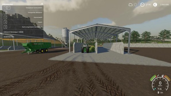 Мод «Double Silage Silo Placeable» для Farming Simulator 2019