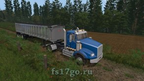 Мод «Trailer Travis Classic End-dump» для Farming Simulator 2017