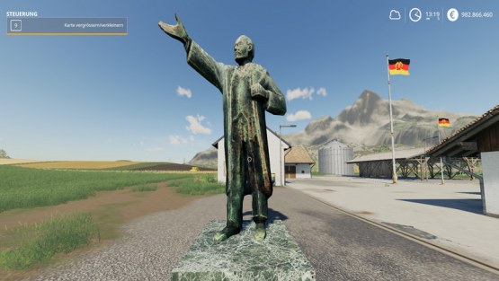 Мод «Памятник В.И. Ленину» для Farming Simulator 2019