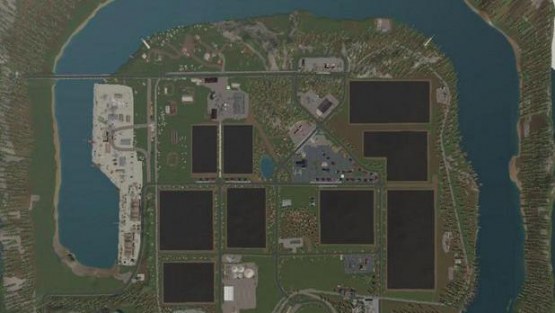 Карта «Agricultural Peninsula» для Farming Simulator 2019