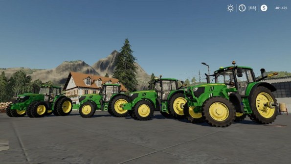 Мод «John Deere 6M Series American» для Farming Simulator 2019
