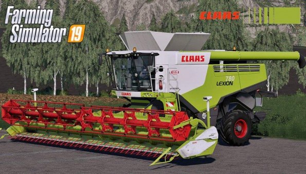 Мод «Claas Lexion 780 Full Pack» для Farming Simulator 2019