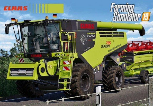 Мод «Claas Lexion 795 Monster Limited Edition» для FS 2019