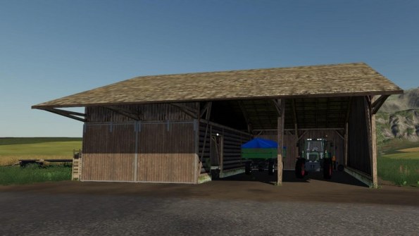 Мод «Сарай - Placeable barn» для Farming Simulator 2019