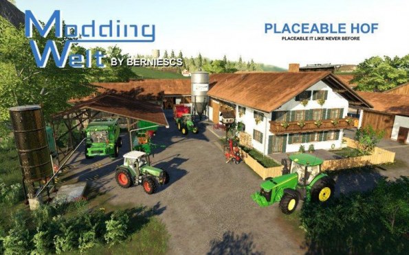 Мод Пак «MW Platzierbarer Hof» для Farming Simulator 2019