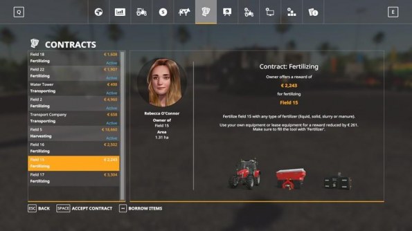 Мод «Multiple Contracts» для Farming Simulator 2019