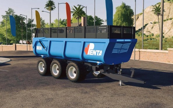 Мод «Penta DB 50 trailer» для Farming Simulator 2019