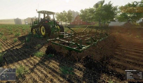 Мод чизельный плуг «John Deere 1600» для Farming Simulator 2019