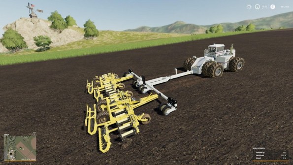 Мод «Foldable Multi trailer attacher» для Farming Simulator 2019