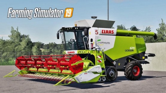Мод «Claas Lexion 670 Pack» для Farming Simulator 2019