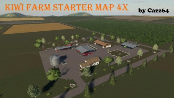 Карта «Kiwi Farm Starter Map 4X» для Farming Simulator 2019