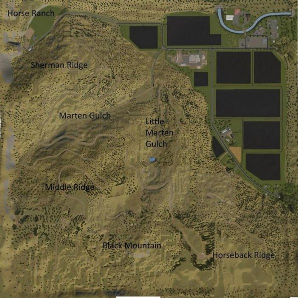 Карта «Black Mountain Montana» для Farming Simulator 2019