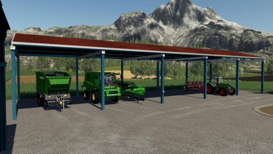 Мод «Vehicle Shelters» для игры FS 2019